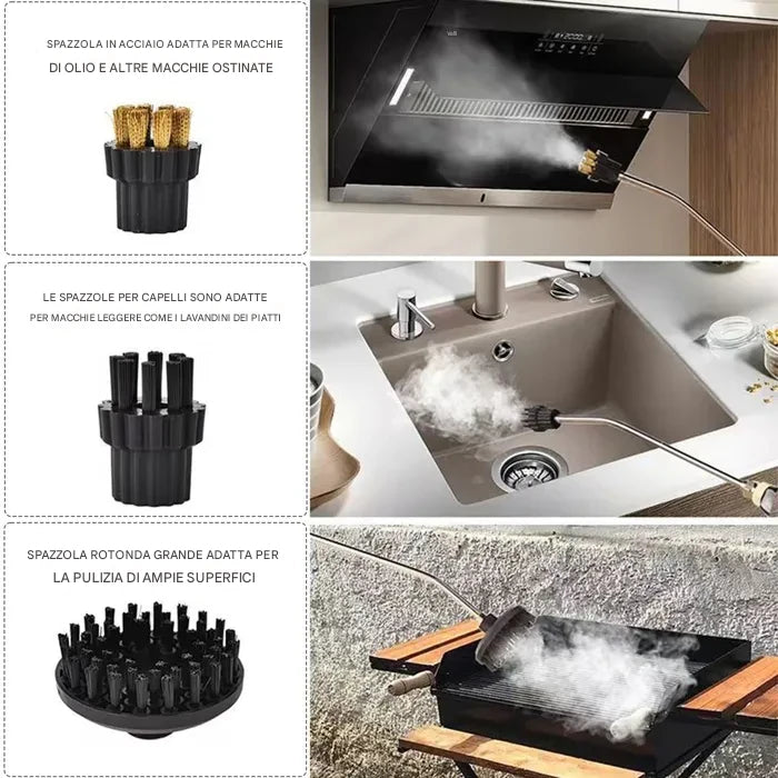 Pulitore a Vapore ad Alta Pressione 2500W